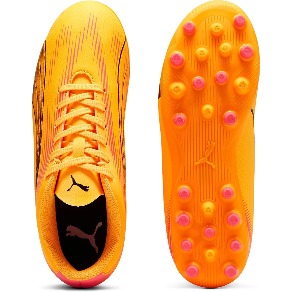 Puma ULTRA PLAY MG JR Rasen + Kunstrasenschuh - Sun Stream/Black Sunset Glow