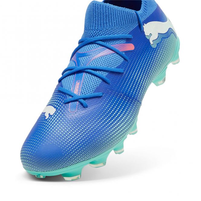 Puma FUTURE 7 MATCH FG/AG Fussballschuh - Bluemazing/White