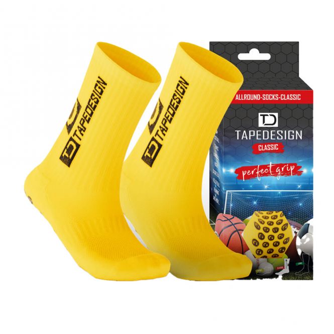 TAPEDESIGN Allround Classic Grip Fussballsocken - yellow TAPEDESIGN Allround Classic Grip Fussballsocken - yellow