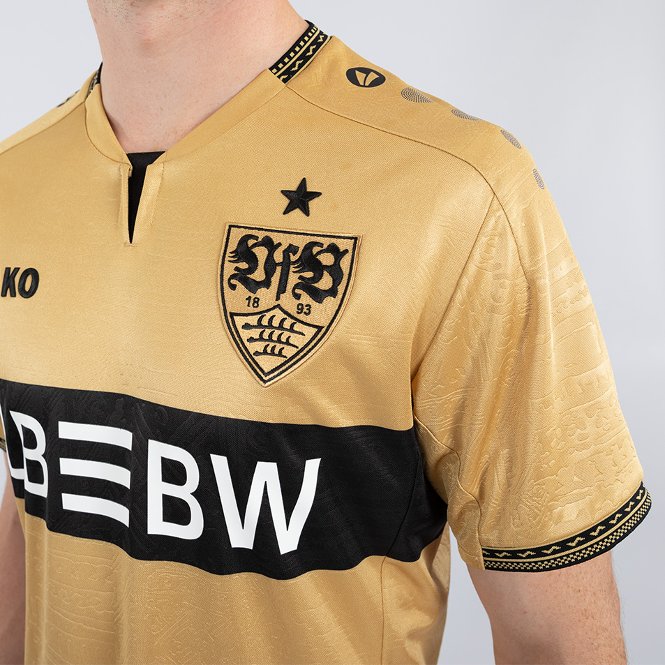 JAKO VfB Stuttgart 3rd Trikot 2026/27 für Kinder – Gold 