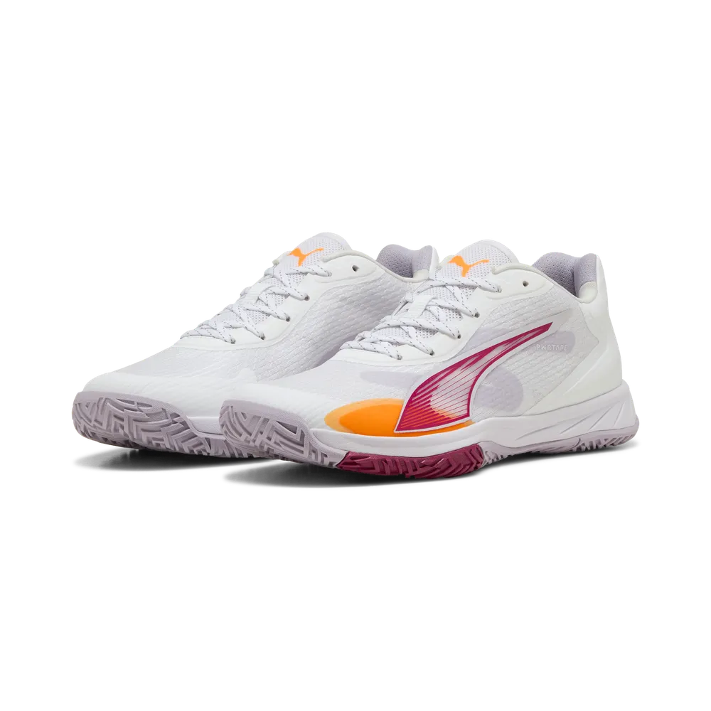 PUMA Accelerate Turbo 4 White Berry/Lilac/Fire - Handballschuhe Damen PUMA Accelerate Turbo 4 White Berry/Lilac/Fire - Handballschuhe Damen
