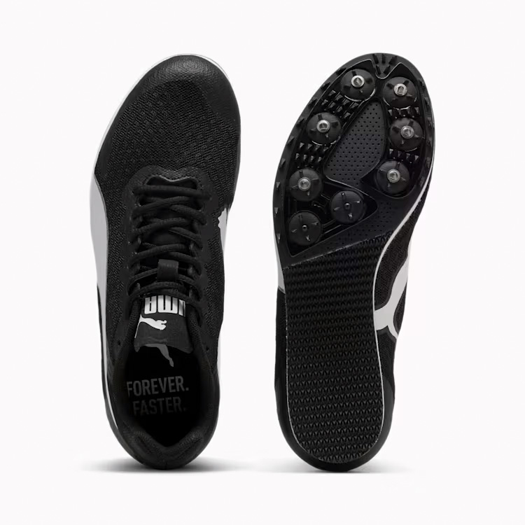 Puma evoSEED Star 9 JR/Black - Leichtathletikschuh, Spikes für Kinder