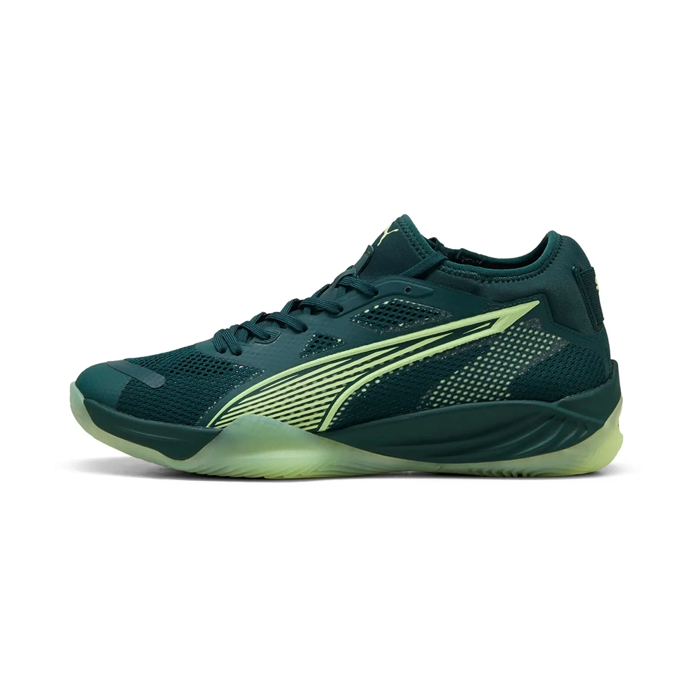 PUMA Eliminate NITRO™ SQD 4 Green/Fizzy Light - Handballschuhe Herren PUMA Eliminate NITRO™ SQD 4 Green/Fizzy Light - Handballschuhe Herren