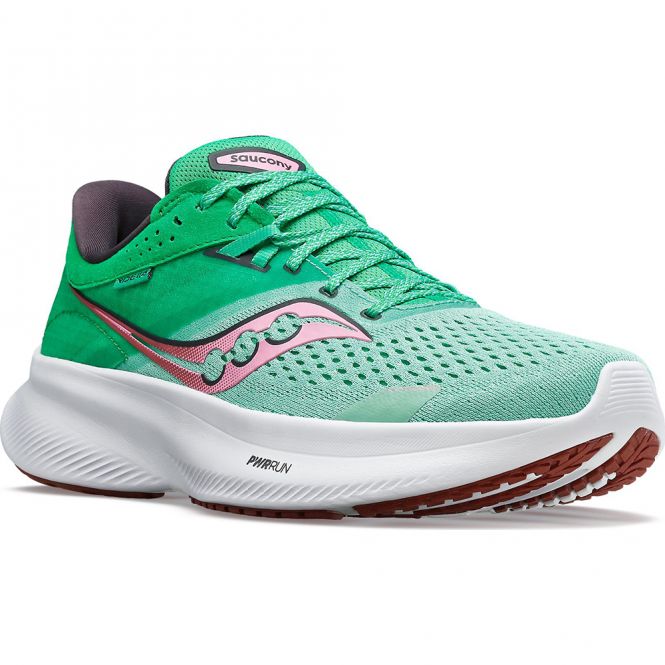saucony Ride 16 Damen neutral Laufschuh - sprig/peony saucony Ride 16 Damen neutral Laufschuh - sprig/peony