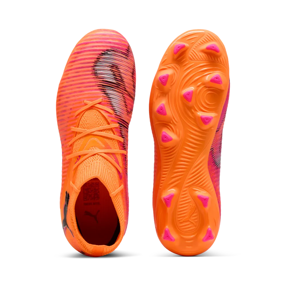 Puma FUTURE 8 PRO FG/AG Jr Fußballschuhe Kinder – Heat Fire/Black Ravish