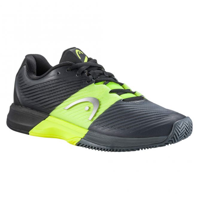Head Revolt Pro 4.0 Clay Herren Tennisschuh - schwarz gelb Head Revolt Pro 4.0 Clay Herren Tennisschuh - schwarz gelb