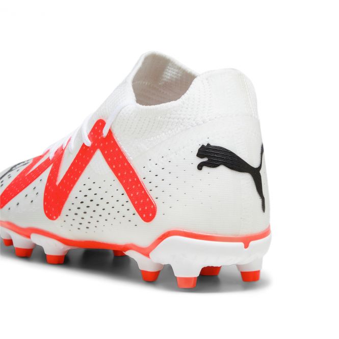 Puma FUTURE MATCH FG/AG JR Fussballschuh - white black fire red Puma FUTURE MATCH FG/AG JR Fussballschuh - white black fire red