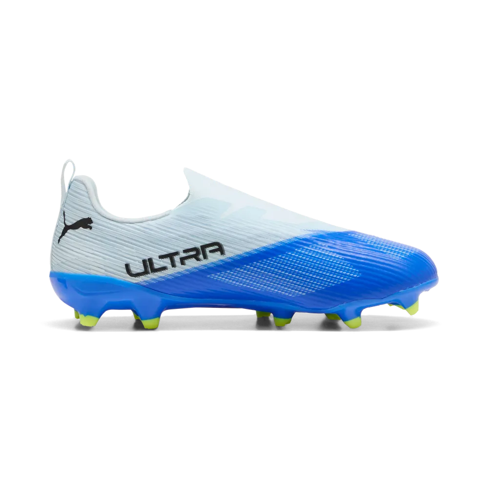 Puma ULTRA 7 MATCH LL FG/AG Fussballschuh Kinder - Ultra Blue / Icy Blue / Black / Lime Squeeze