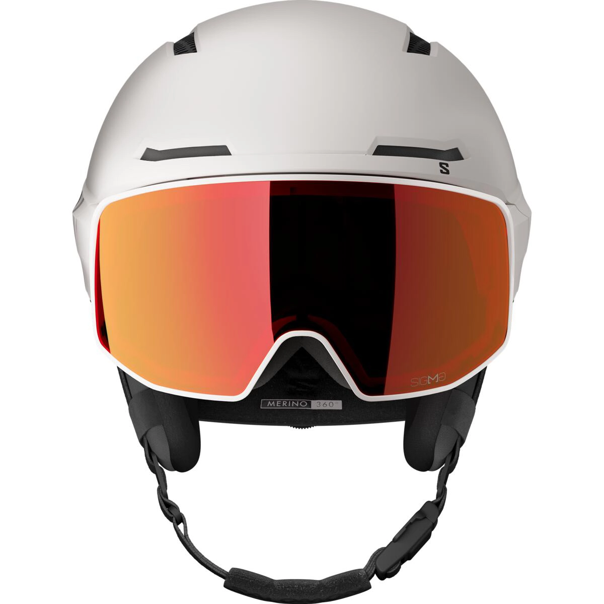 Salomon DRIVER PRIME SIGMA PLUS Skihelm mit Visier - grey violet