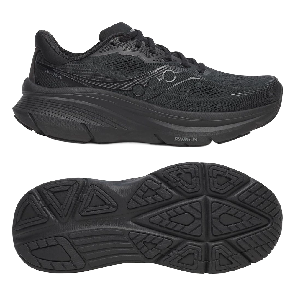 saucony Guide 19 Herren Stabilität- Laufschuh - Triple Black saucony Guide 19 Herren Stabilität- Laufschuh - Triple Black