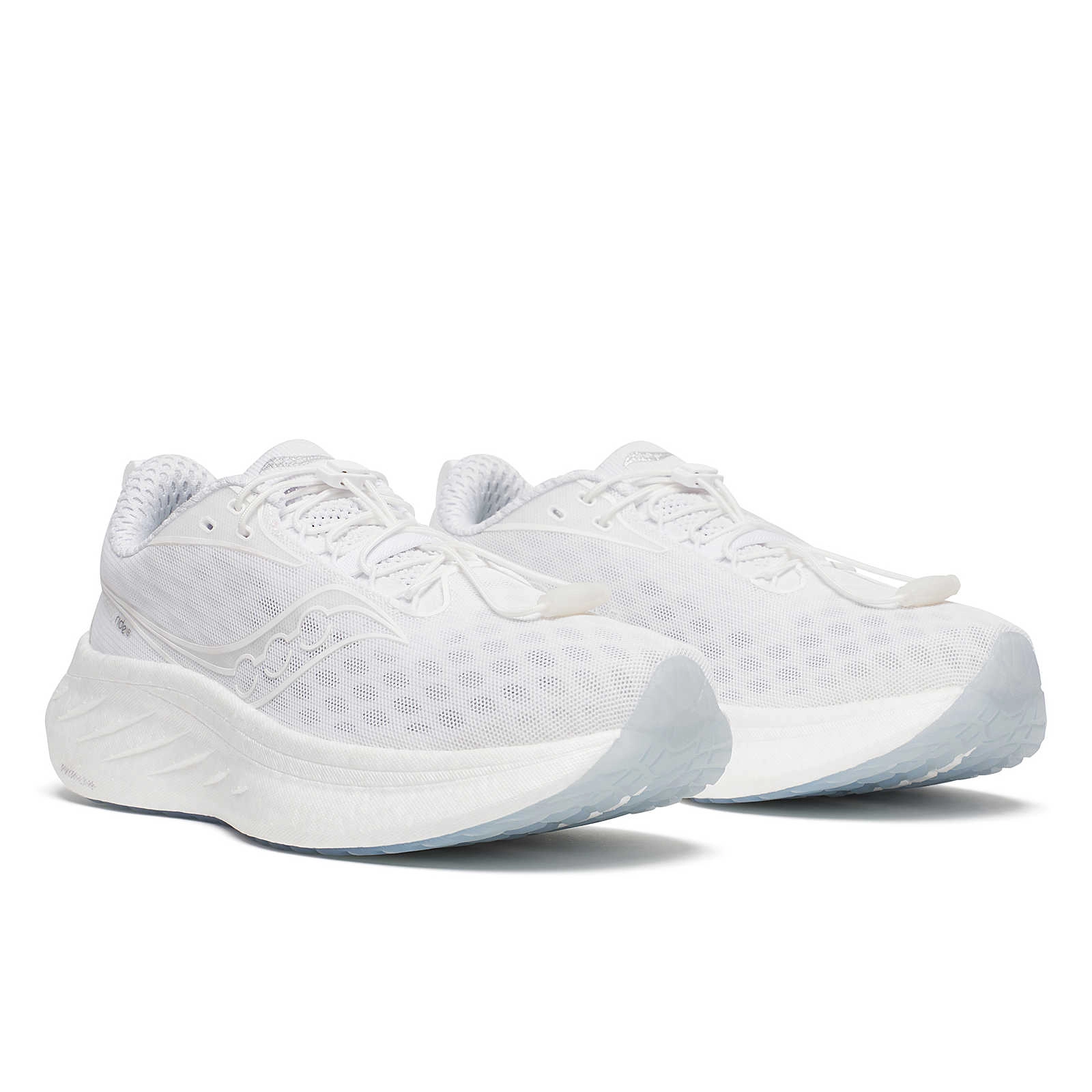 saucony Ride 18 Damen Neutral-Laufschuh - Cool White  saucony Ride 18 Damen Neutral-Laufschuh - Cool White