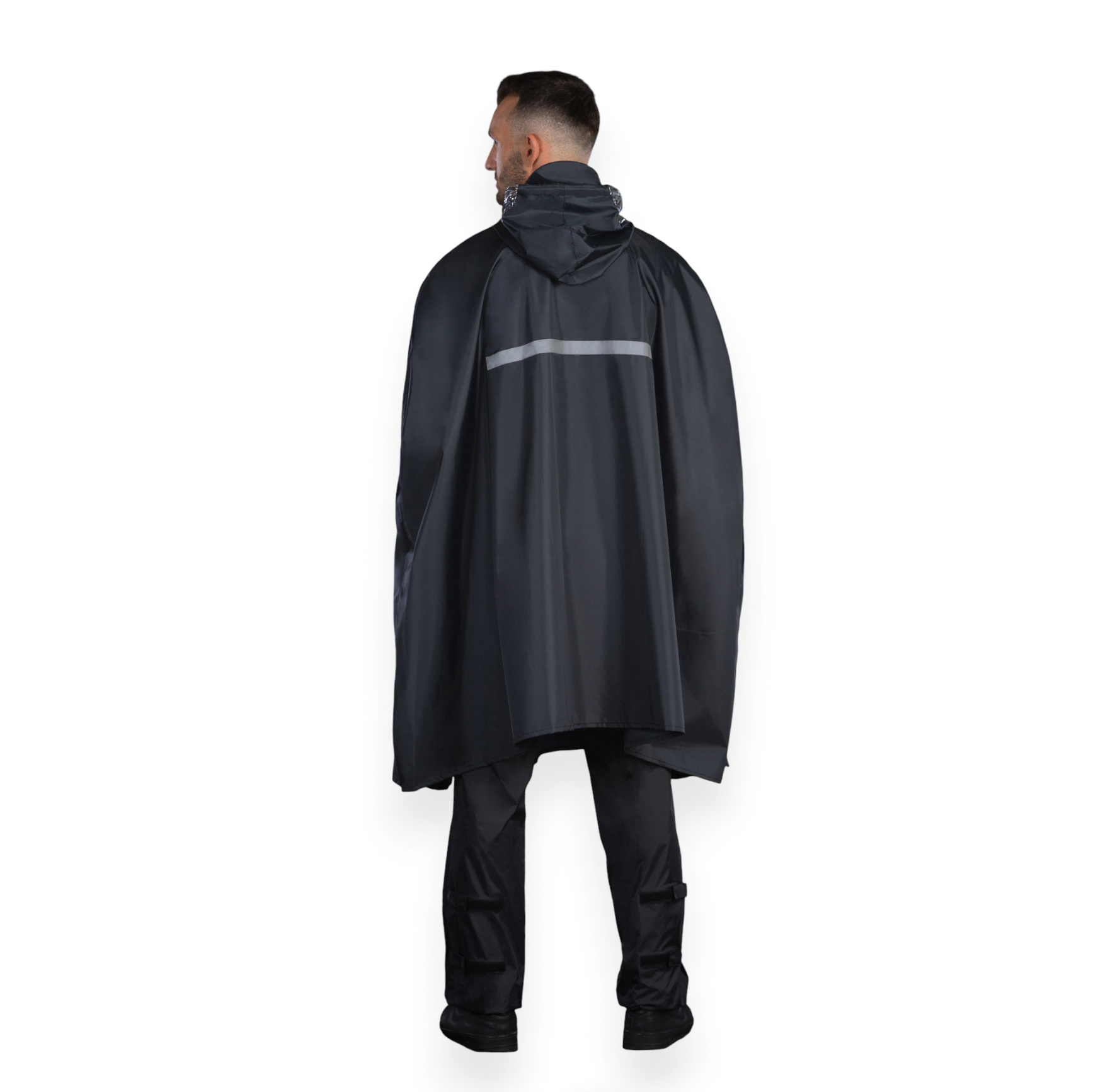 chiba Regenponcho - Schwarz chiba Regenponcho - Schwarz