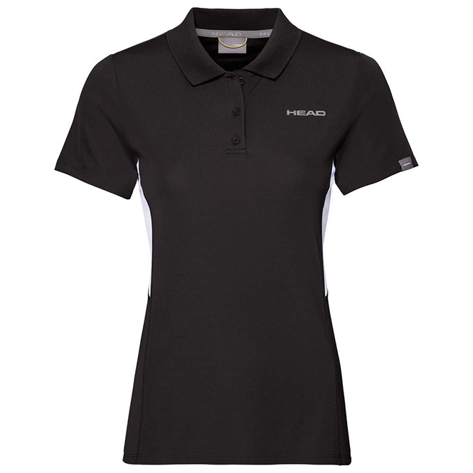 Head Club Tech Polo Damen - schwarz Head Club Tech Polo Damen - schwarz