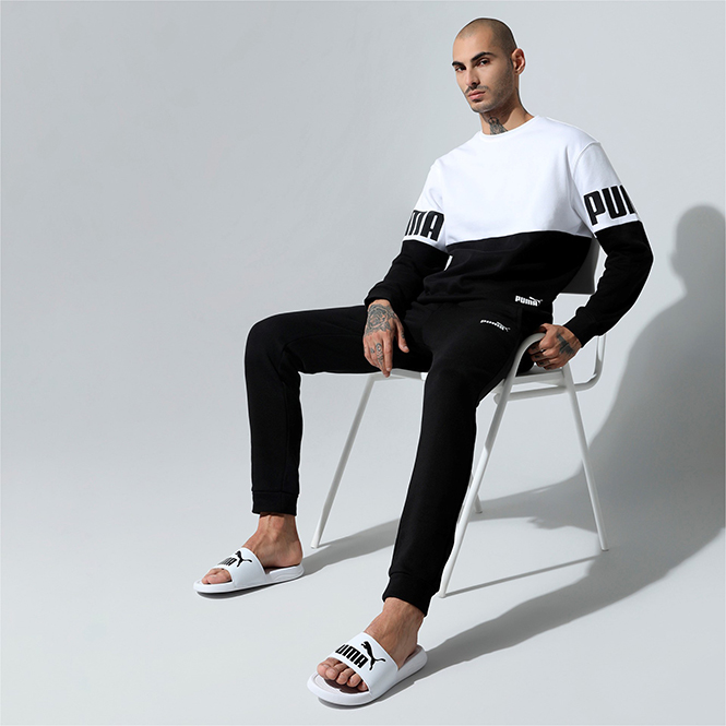 PUMA Popcat 20 Badeschuhe Herren - white, black PUMA Popcat 20 Badeschuhe Herren - white, black