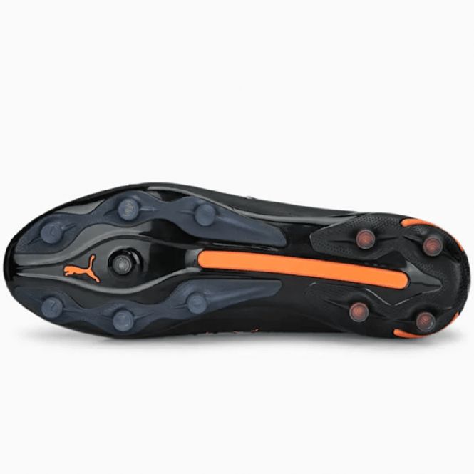 Puma KING ULTIMATE FG Fussballschuh - schwarz silber orange Puma KING ULTIMATE FG Fussballschuh - schwarz silber orange