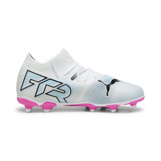 Puma FUTURE 7 MATCH FG/AG JR Fussballschuh - white poison pink Puma FUTURE 7 MATCH FG/AG JR Fussballschuh - white poison pink