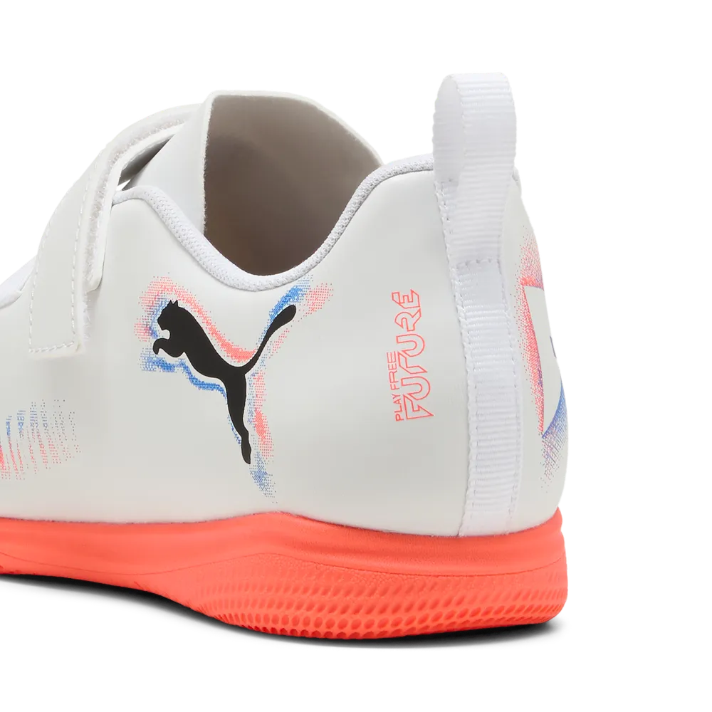 Puma FUTURE 8 PLAY V IT Jr Fußball Hallenschuhe Kinder – White Black Glowing Red Puma FUTURE 8 PLAY V IT Jr Fußball Hallenschuhe Kinder – White Black Glowing Red