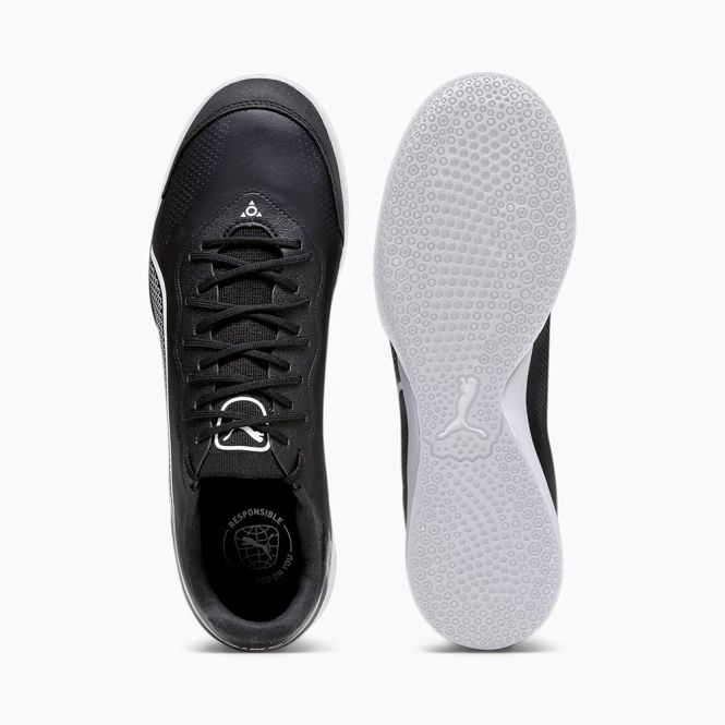 Puma King Pro iT Hallen Fußballschuhe - schwarz weiss