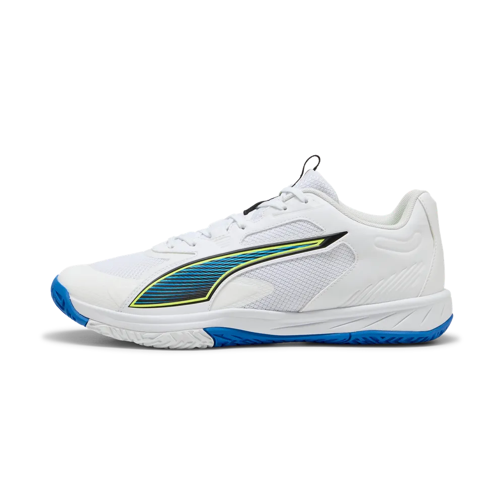 PUMA Accelerate Pro 4 Game On White/Red/Blue - Handballschuhe Herren