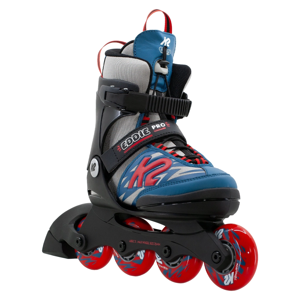 K2 Eddie Pro Kinder Inline Skate - gray/blue K2 Eddie Pro Kinder Inline Skate - gray/blue