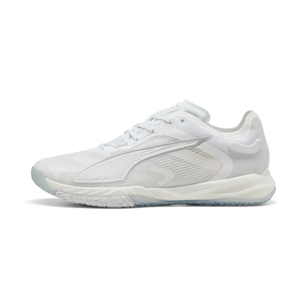 PUMA Accelerate NITRO™ SQD 4 White/Silver - Handballschuhe Herren PUMA Accelerate NITRO™ SQD 4 White/Silver - Handballschuhe Herren
