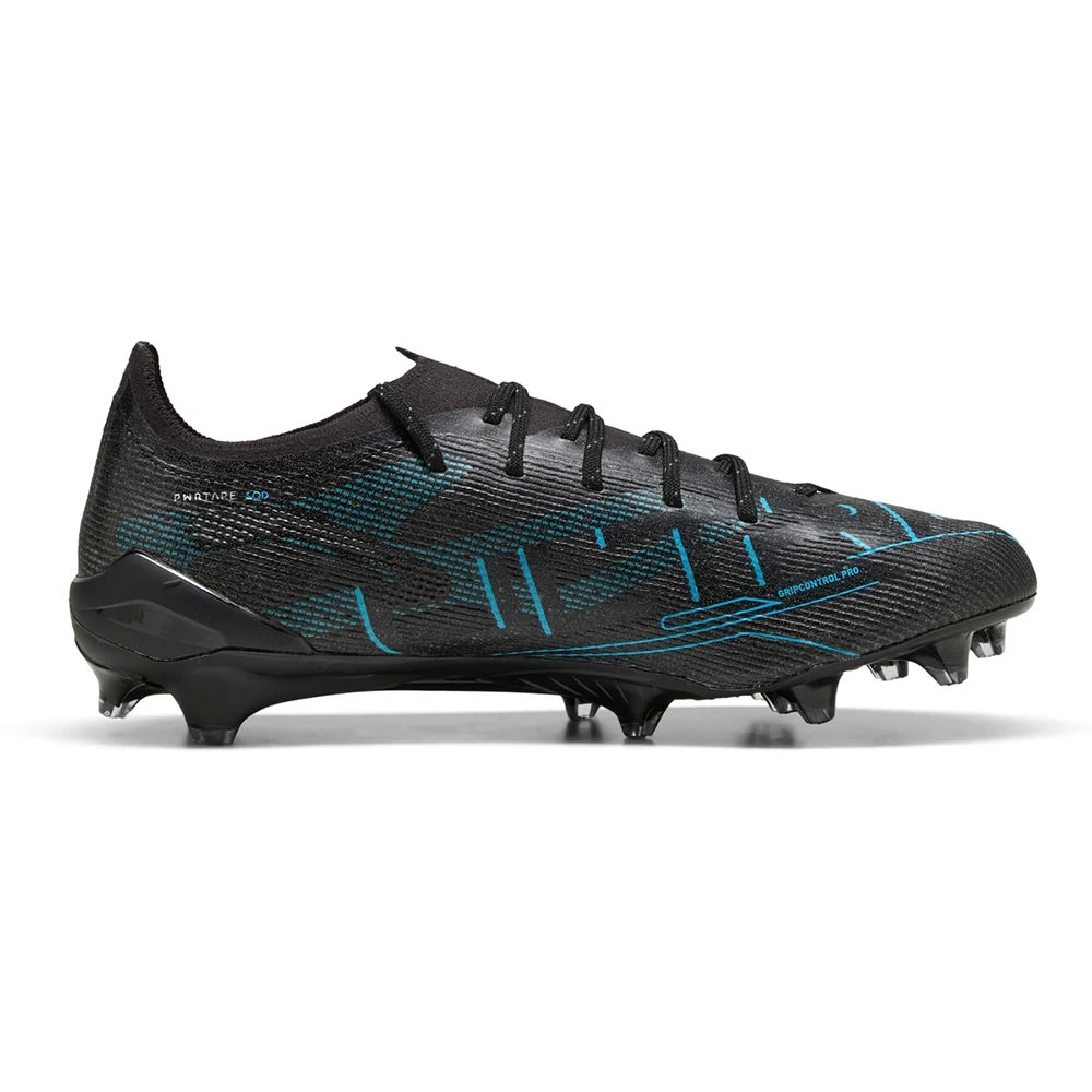 Puma ULTRA 5 ULTIMATE FG Fußballschuhe – Black/Silver/Bright Aqua