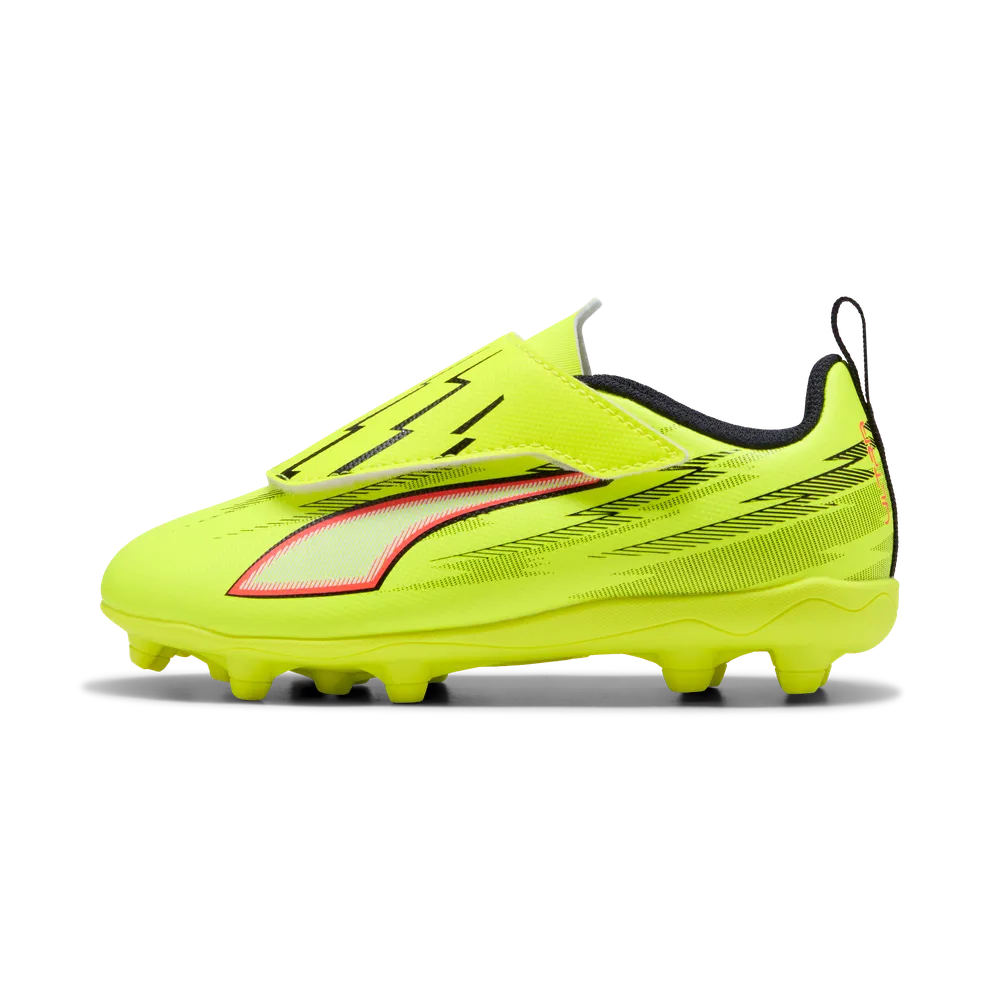 Puma ULTRA 6 PLAY V FG/AG Jr Fußballschuhe Kinder – Yellow Alert/Black/Glowing Red/Lime Puma ULTRA 6 PLAY V FG/AG Jr Fußballschuhe Kinder – Yellow Alert/Black/Glowing Red/Lime
