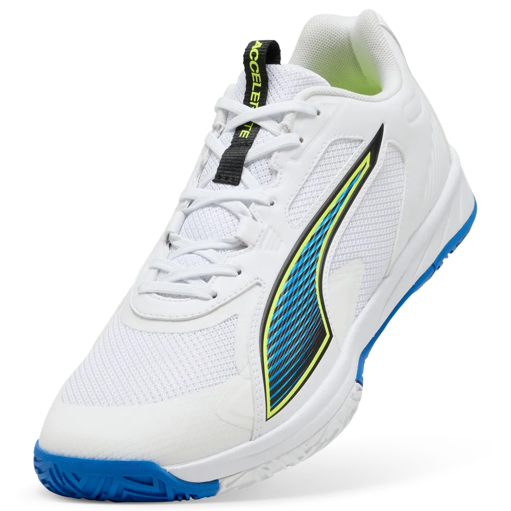 PUMA Accelerate Pro 4 Game On White/Red/Blue - Handballschuhe Herren