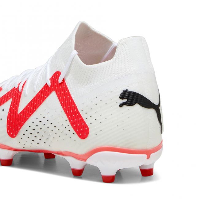 Puma FUTURE MATCH FG/AG Fussballschuh - white black fire red Puma FUTURE MATCH FG/AG Fussballschuh - white black fire red