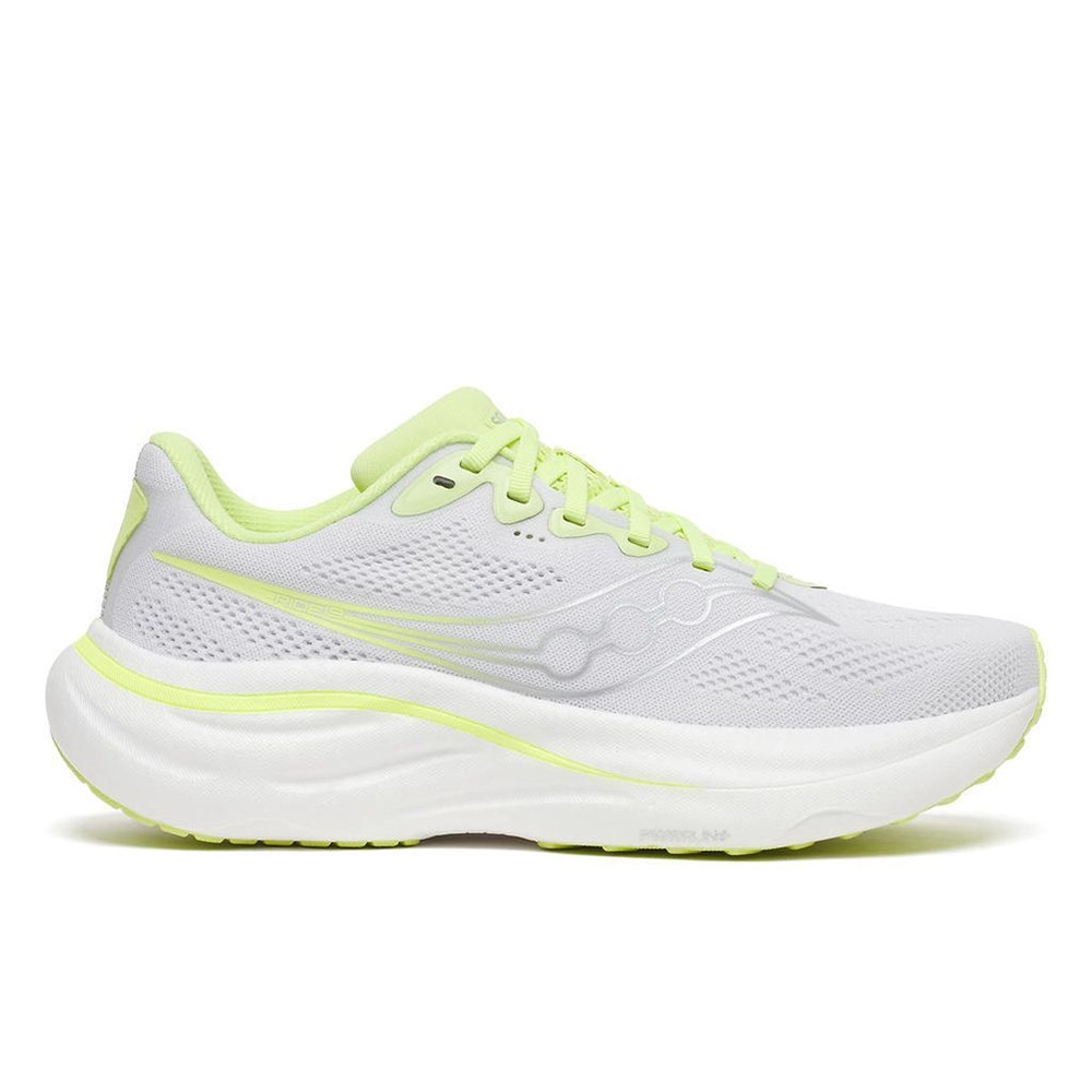 saucony Ride 19 Damen Neutral-Laufschuh - White saucony Ride 19 Damen Neutral-Laufschuh - White