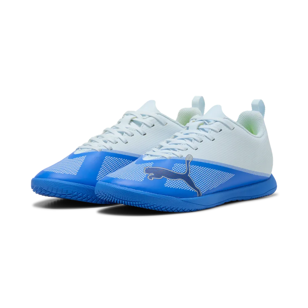 Puma ULTRA 7 PLAY IT Fußballschuhe Kinder – Ultra Blue / Icy Blue / Black / Lime Squeeze