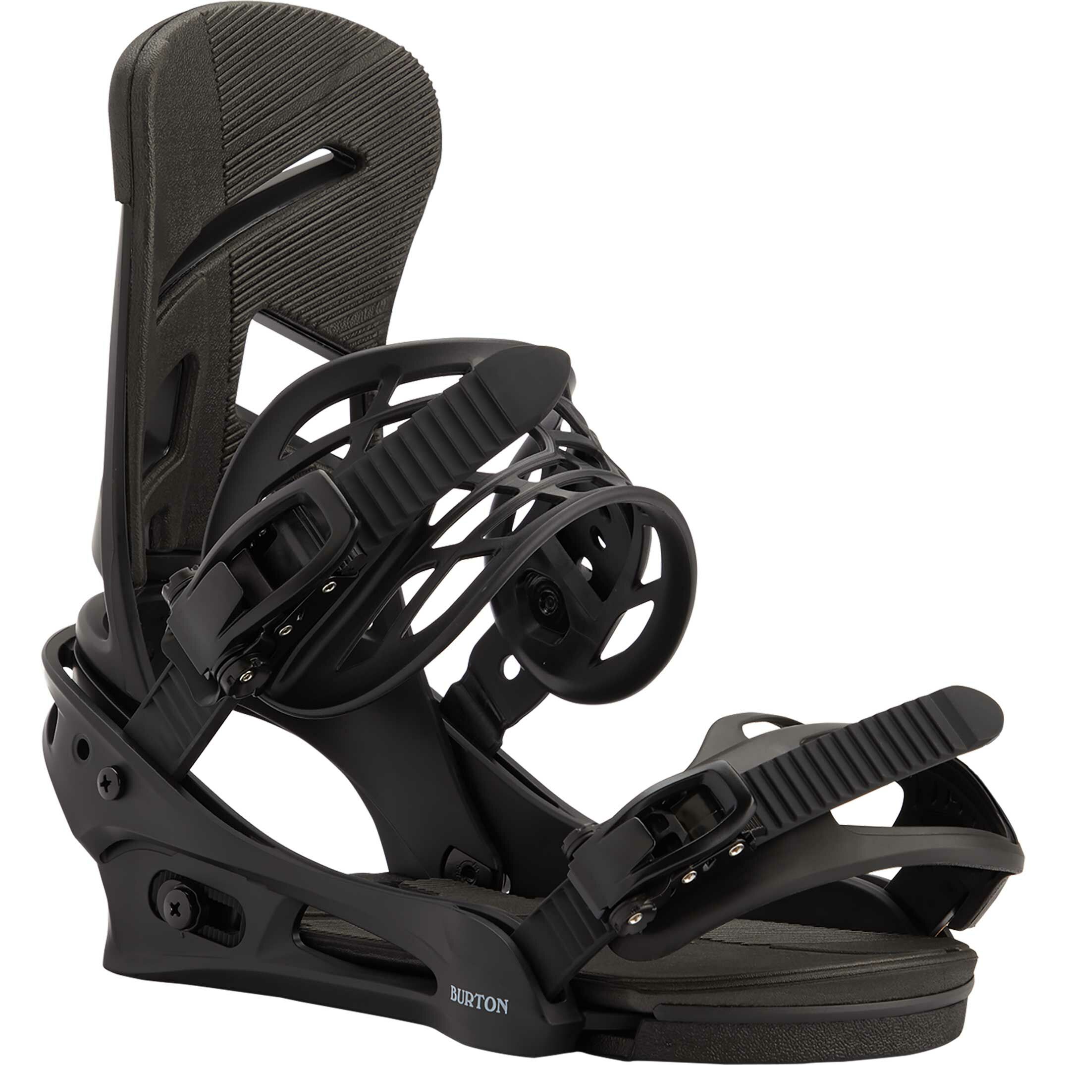 Burton Mission Re:Flex Snowboardbindung Herren - Black 2025 Burton Mission Re:Flex Snowboardbindung Herren - Black 2025