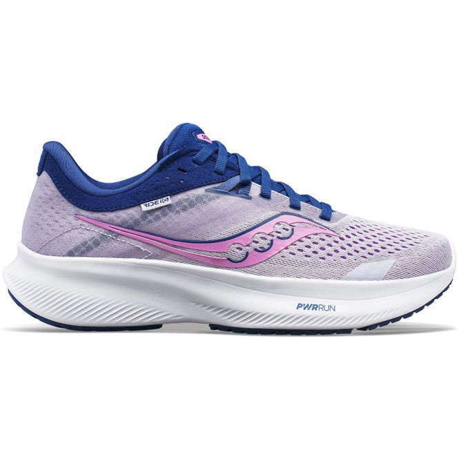 saucony Ride 16 Damen neutral Laufschuh - mauve/indigo saucony Ride 16 Damen neutral Laufschuh - mauve/indigo