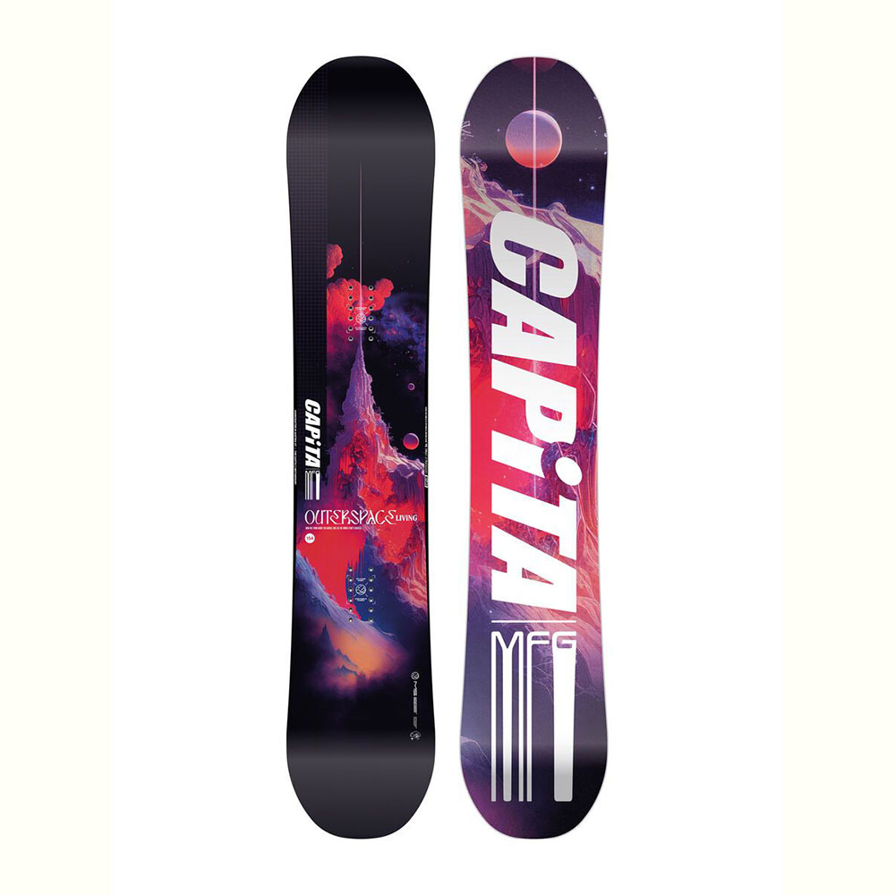 CAPiTA Outerspace Living All- Mountain Freestyle Snowboard 2025 CAPiTA Outerspace Living All- Mountain Freestyle Snowboard 2025