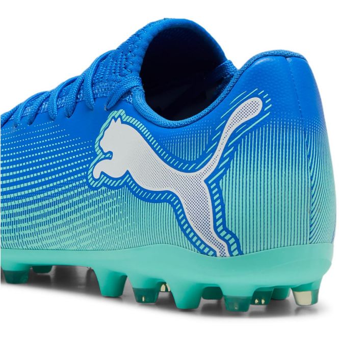 Puma FUTURE 7 PLAY MG Rasen + Kunstrasenschuh - Bluemazing White-Electric Peppermint