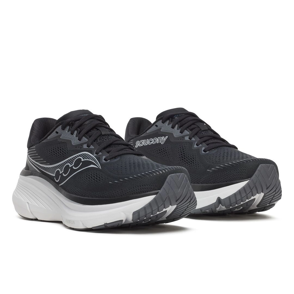 saucony Guide 19 Herren Stabilität- Laufschuh - Black | Silver