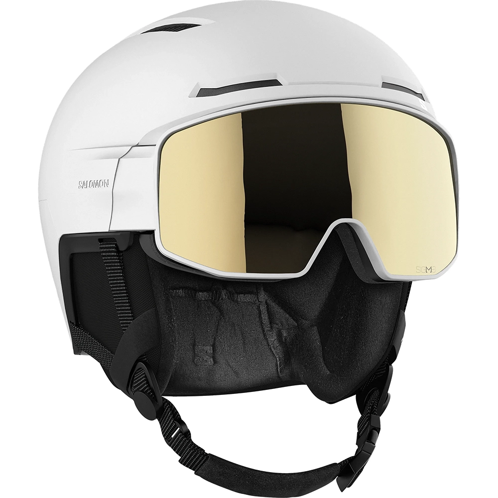 Salomon DRIVER PRO SIGMA Skihelm mit Visier - white Salomon DRIVER PRO SIGMA Skihelm mit Visier - white