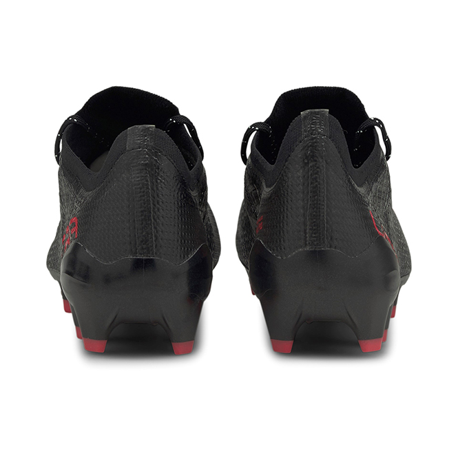 Puma ULTRA 1.3 FG/AG Fussballschuh - puma black sunblaze asphalt Puma ULTRA 1.3 FG/AG Fussballschuh - puma black sunblaze asphalt