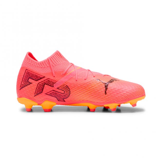 Puma FUTURE 7 PRO FG/AG JR Fussballschuh - Sunset Glow/Black Sun Stream