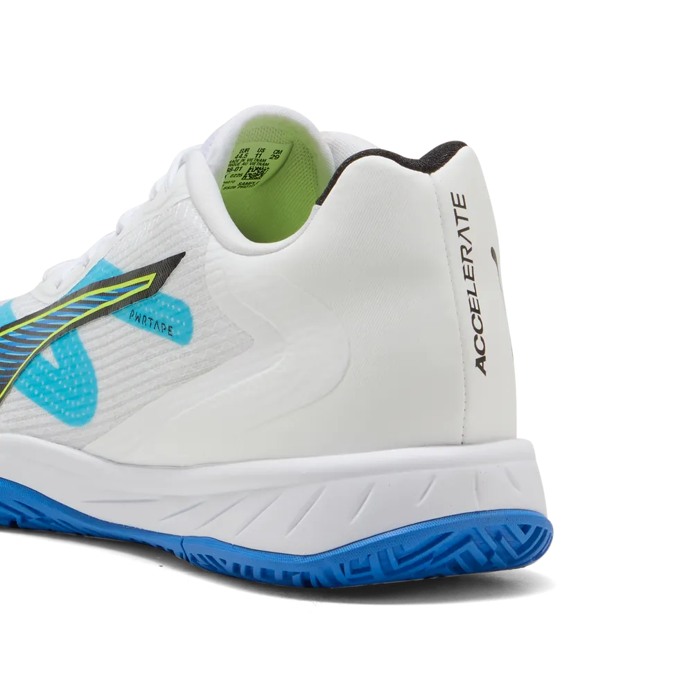 PUMA Accelerate Turbo 4 Game On White/Red/Blue - Handballschuhe Herren PUMA Accelerate Turbo 4 Game On White/Red/Blue - Handballschuhe Herren