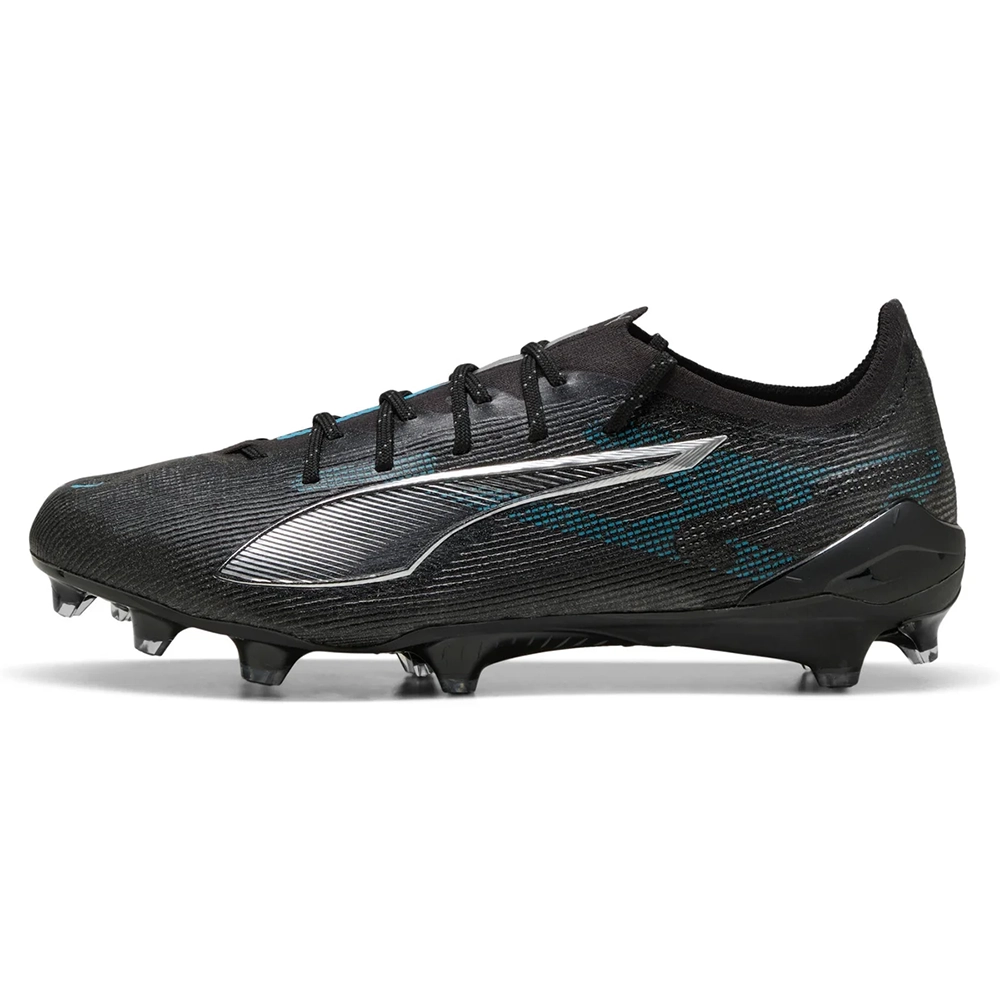 Puma ULTRA 5 ULTIMATE FG Fußballschuhe – Black/Silver/Bright Aqua
