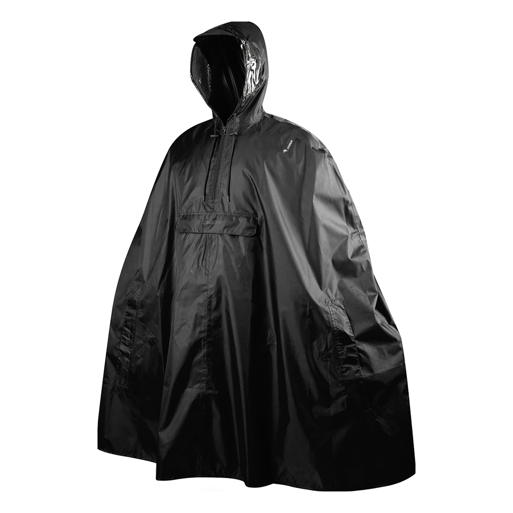 chiba Regenponcho - Schwarz chiba Regenponcho - Schwarz