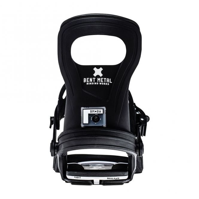 BENT x METAL Bolt Snowboard Bindung - black
