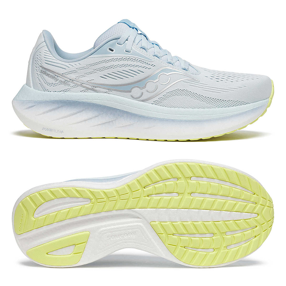 saucony Ride 18 Damen Neutral-Laufschuh - Ice Melt | Dream