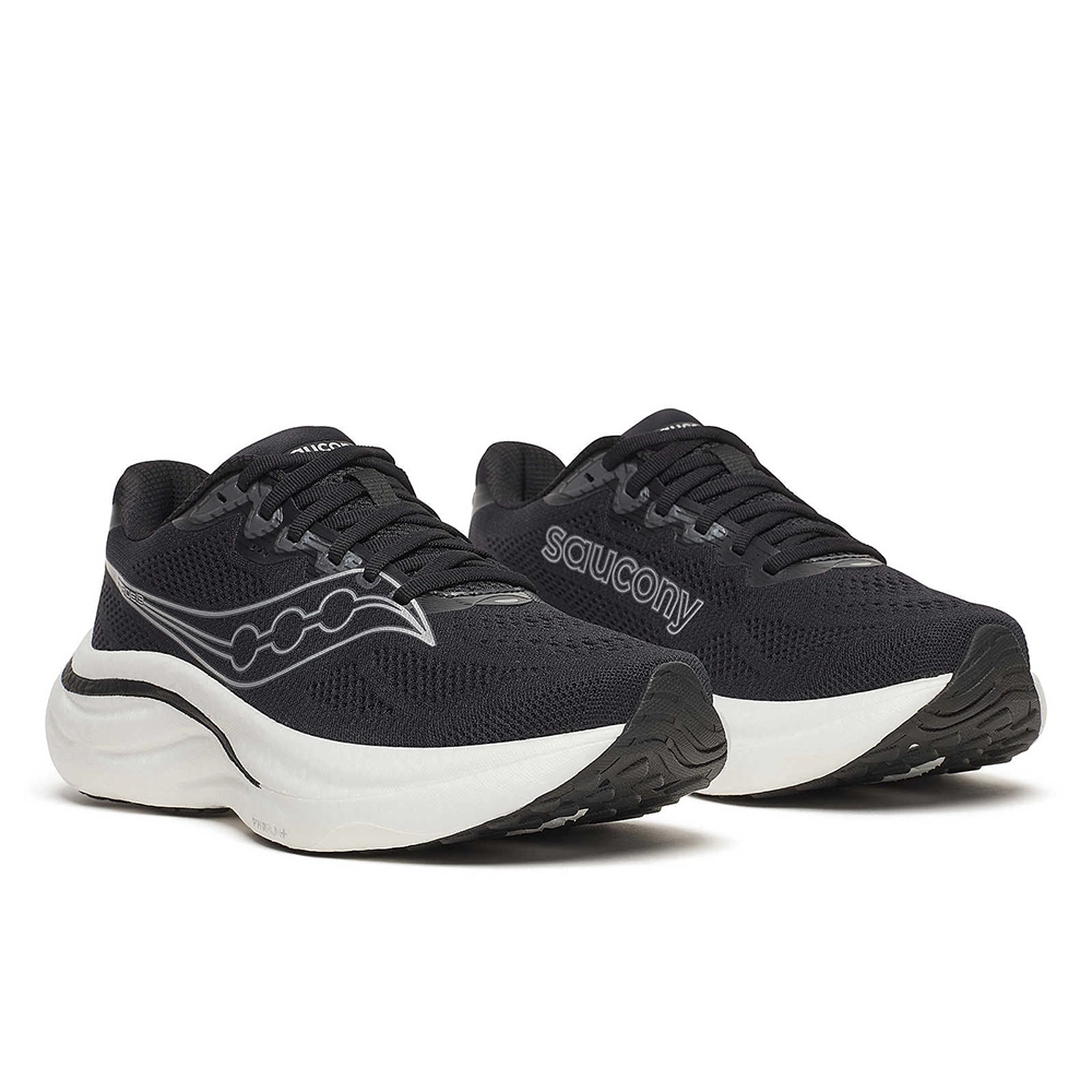 saucony Ride 19 Damen Neutral-Laufschuh - Black | Silver saucony Ride 19 Damen Neutral-Laufschuh - Black | Silver
