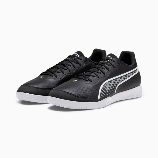 Puma King Pro iT Hallen Fußballschuhe - schwarz weiss