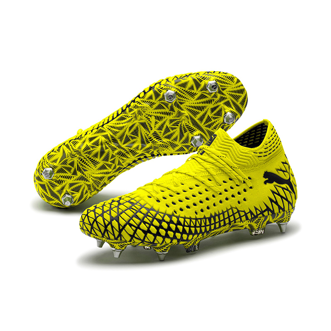 Puma FUTURE 4.1 Netfit Mx SG Stollenschuh Gelb Schwarz