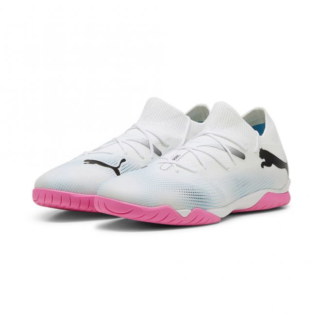 Puma FUTURE 7 MATCH IT Hallenschuh - white poison pink Puma FUTURE 7 MATCH IT Hallenschuh - white poison pink
