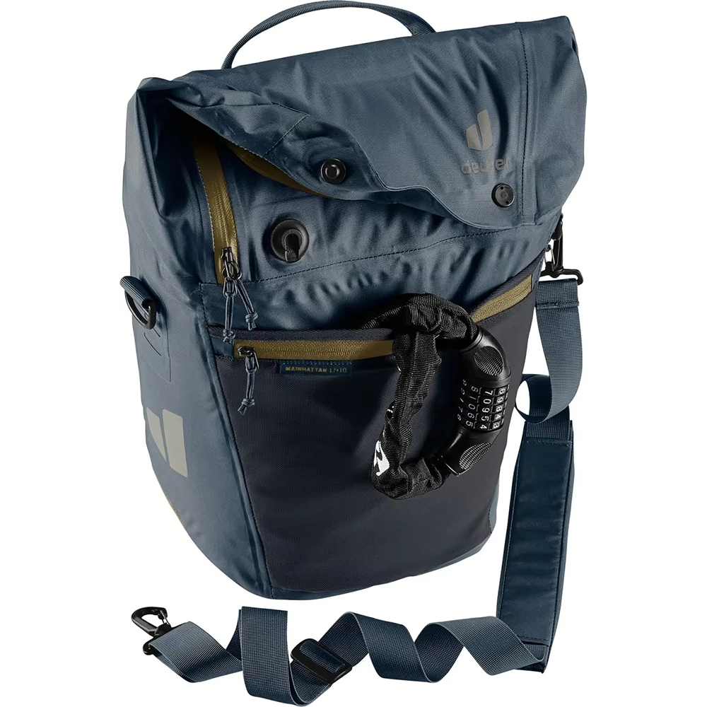 Deuter Mainhattan 17+10 Fahrradrucksack – Ink Clay