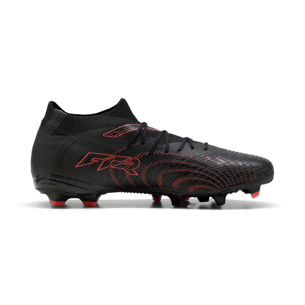Puma FUTURE 9 MATCH FG/AG Fußballschuhe – Black/Glowing Red/Strong Grey Puma FUTURE 9 MATCH FG/AG Fußballschuhe – Black/Glowing Red/Strong Grey